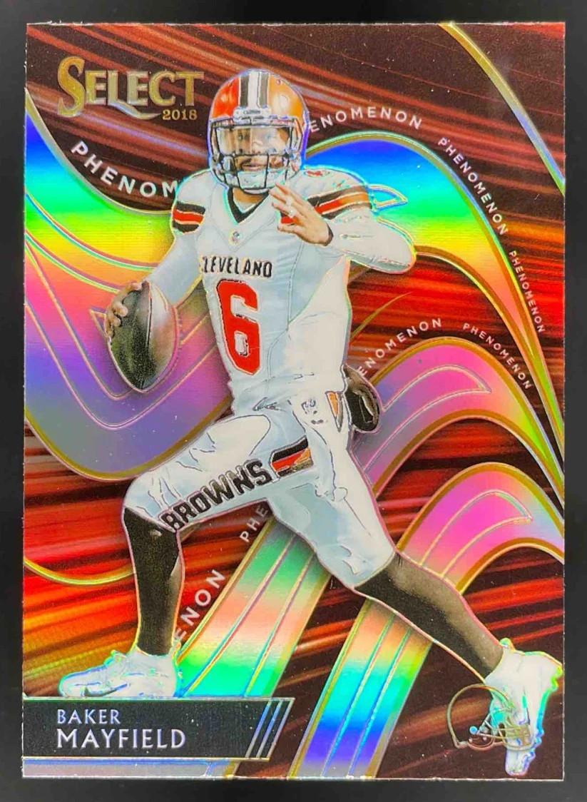 2018 Panini Select Phenomenon Prizm #PH-9 Baker Mayfield RC