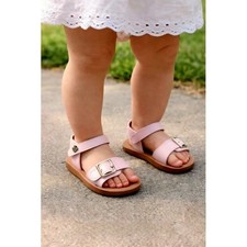 Lucky Brand Gan Toddler Girls Blush Pink Buckle Sandals Size 6 new