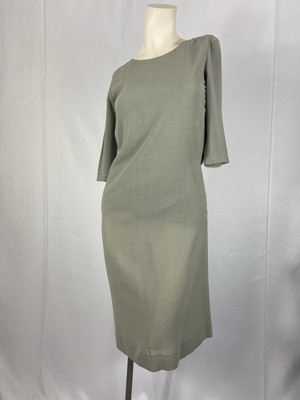 DONNA KARAN Size 2 Gray Wool Midi Minimalist Dress | eBay DONNA KARAN Size 2 Gray Wool Midi Minimalist Dress | eBay