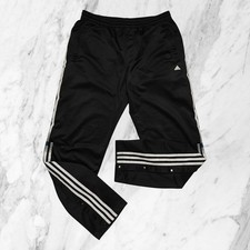 Adidas Adibreak Vintage années 90 Pantalon survêtement homme Boutons Noir S
