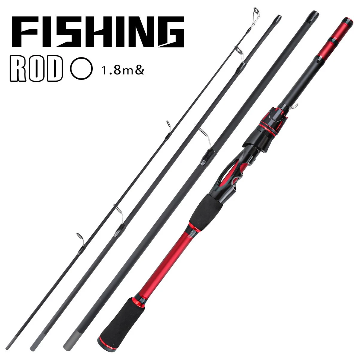 Fishing Rod Casting Spinning Travel Carbon Fiber Rod 4 Sections Trout Fast Pole
Opens in a new windo