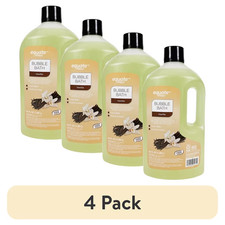 Equate Vanilla Bubble Bath 64 fl oz 4 Pack Soothing Foaming Body Wash Bulk