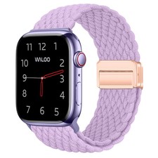 Magnetic Braided Nylon Loop Band - 40/41/42mm - Lavender