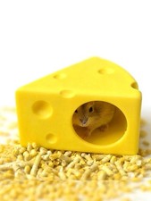 Cheese-shaped Hamster House Hideout Small Animal Sleeping Bed