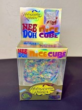 *NEW NEEDOH RARE* HOLOGRAPHIC RIBBON EDITION! (Box Sealed) Nice Cube Squishy Toy