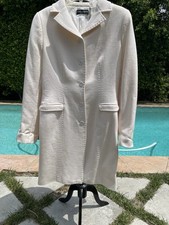 Dolce & Gabbana Virgin Wool Cream Coat - IT 48
