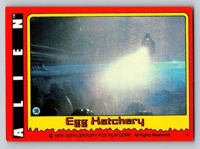 Alien Kane Egg Hatchery 1979 Topps #50 Sci-Fi Movie Trading Card