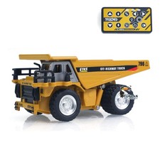HG4-431 1:64 RC Dumper Truck RTR LED Luce Suono Veicolo da Costruzione Ribaltabile