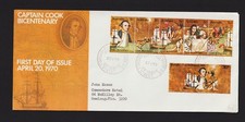 AUSTRALIA 1970 CAPTAIN COOK FDC FULL SET ADDRESSED