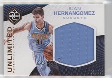 2016 Panini Limited Unlimited Potential Materials 12/99 Juan Hernangomez #40 5l1