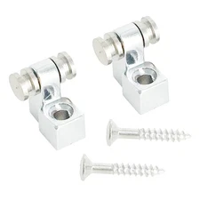 Greenten Chrome Roller String Trees Retainers,String Guides with Screws Repla...