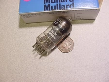 MULLARD BLACKBURN 12AT7 TUBE (square getter TK1-series 1956 strong tested)