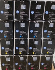 Genuine HP 210X Black 210A CMY Toner Print Cartridges Magenta, Yellow, Cyan Set.