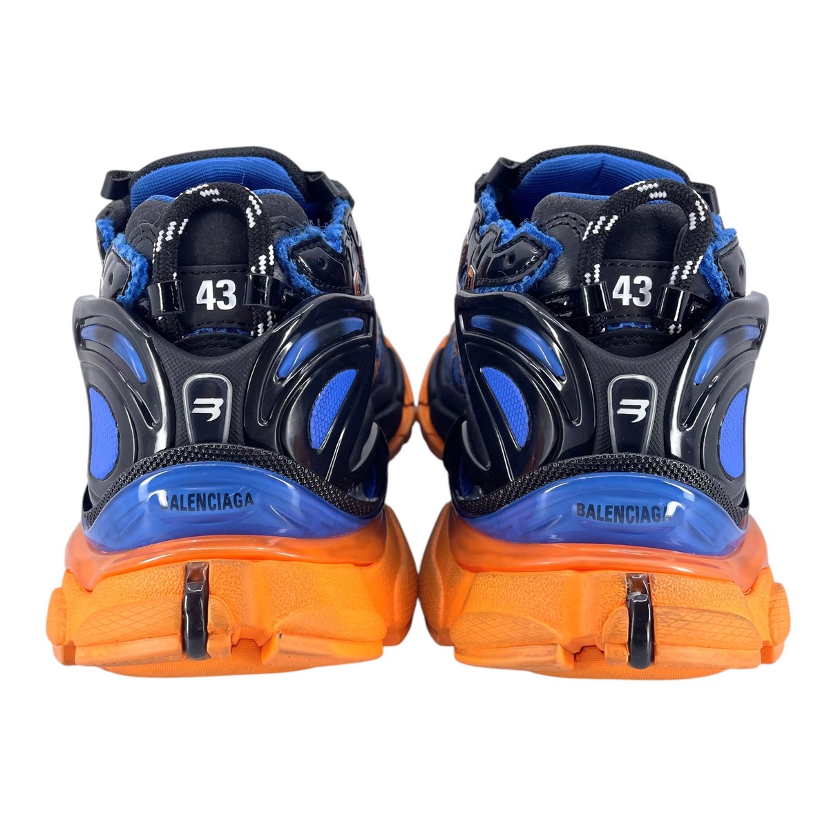 Balenciaga Runner Sneaker Blue Orange Black | eBay