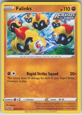Falinks Rare SWSH05: Battle Styles 083/163 NM