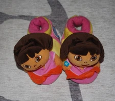 Vintage 2000s Dora the Explorer Slippers – Kids Size 7/8 – Nick Jr