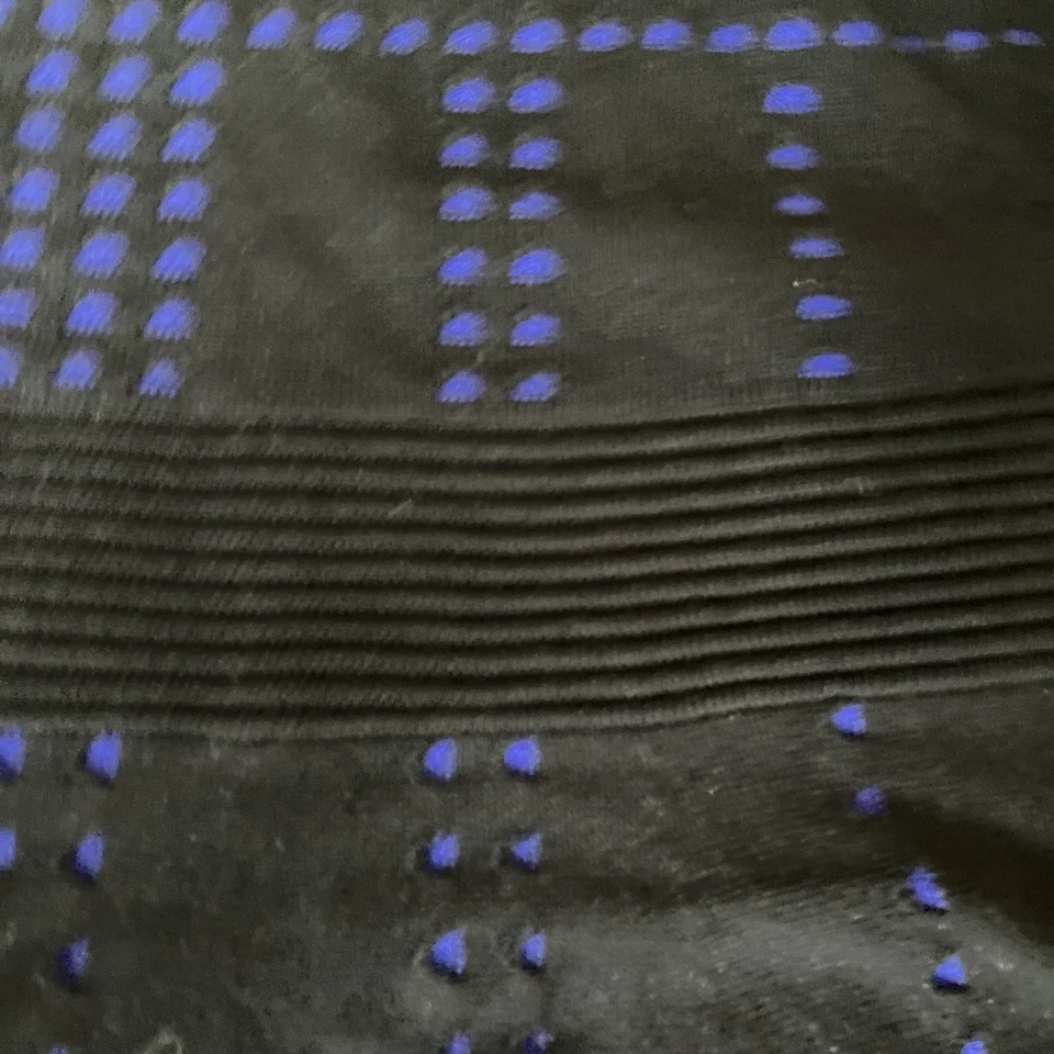 Vestido Suéter Tejido Pullover Negro Y Azul LANE BRYANT Talla 22/24 Manga 3/4 Foto 3 de 4