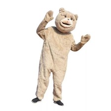Teddy Bear of TED Adult Size Halloween Cartoon Mascot Costume Fancy Dress NEW-