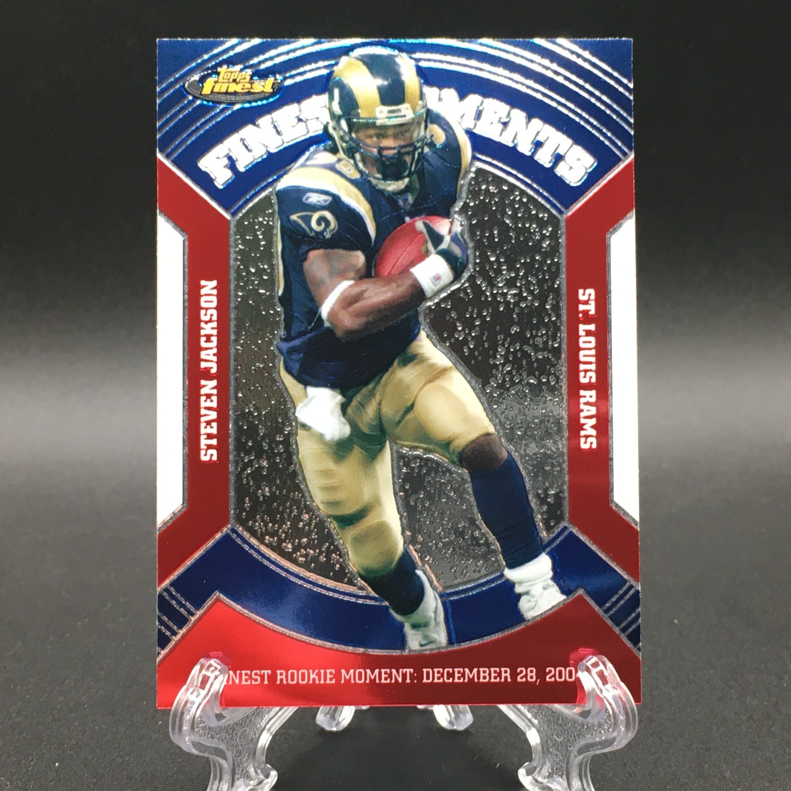 2007 Topps Finest Steven Jackson #VFM-SJ Finest Rookie Moment St. Louis Rams NFL