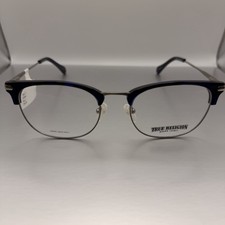 True Religion T013 BLU Blue / Silver Eyeglasses Glasses Frame 54-20-145 NEW