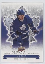 2017 Upper Deck Toronto Maple Leafs Centennial Bill Berg #53 8tn