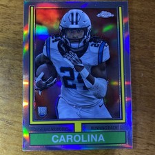 Jonathon Brooks Topps Chrome Rookie Refractor Topps 1974 2024 Topps Chrome