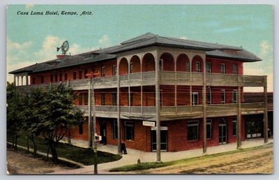 Casa Loma Hotel Tempe Arizona H. H. MC NEIL CO. postcard