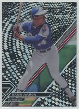 Hank Aaron 2017 Topps High Tek Pattern 1 Blackout #HT-HA Atlanta Braves