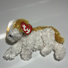 Ty Beanie Baby ❤️ Darling The Dog 7" Plush with Tag Soft Cuddly Sweet Puppy 2001