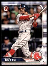 Mookie Betts 2019 Bowman #50 Boston Red Sox MLB READ FREE SHIPPING AutographDen