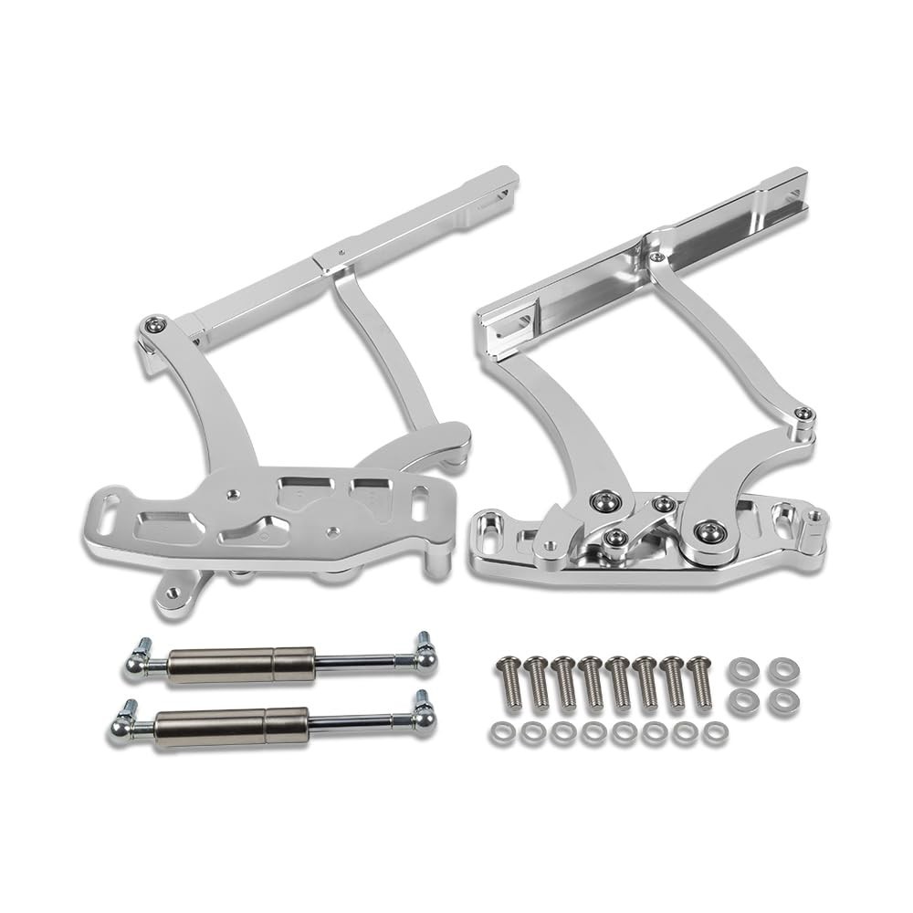 Billet Aluminum Hood Hinges Gas Struts 1967 1968 1969 Camaro Firebird ...