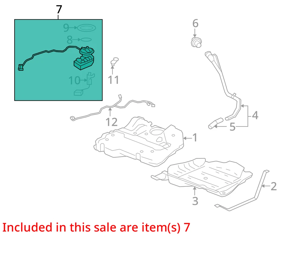 Fuel Pump Assembly Fits 05-08 G6 2539046 Foto 3 de 4