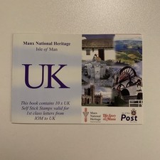 Manx National Heritage Isle of Man Stamp Booklet 2004 MINT Self-Adhesive 