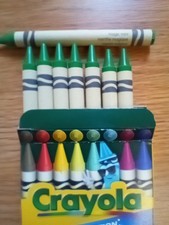 8 Crayola Crayons Magic Mint Retired Single Color Bulk Lot Brand New
