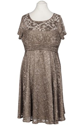 Ashley Brooke Kleid Damen Dress Damenkleid Gr. EU 44 Beige #w3r0gkw