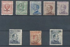 Italian Lero 1912-16 #1 2 6 7 8 9 10 11  CV $447 NH & used w Tropical Gum