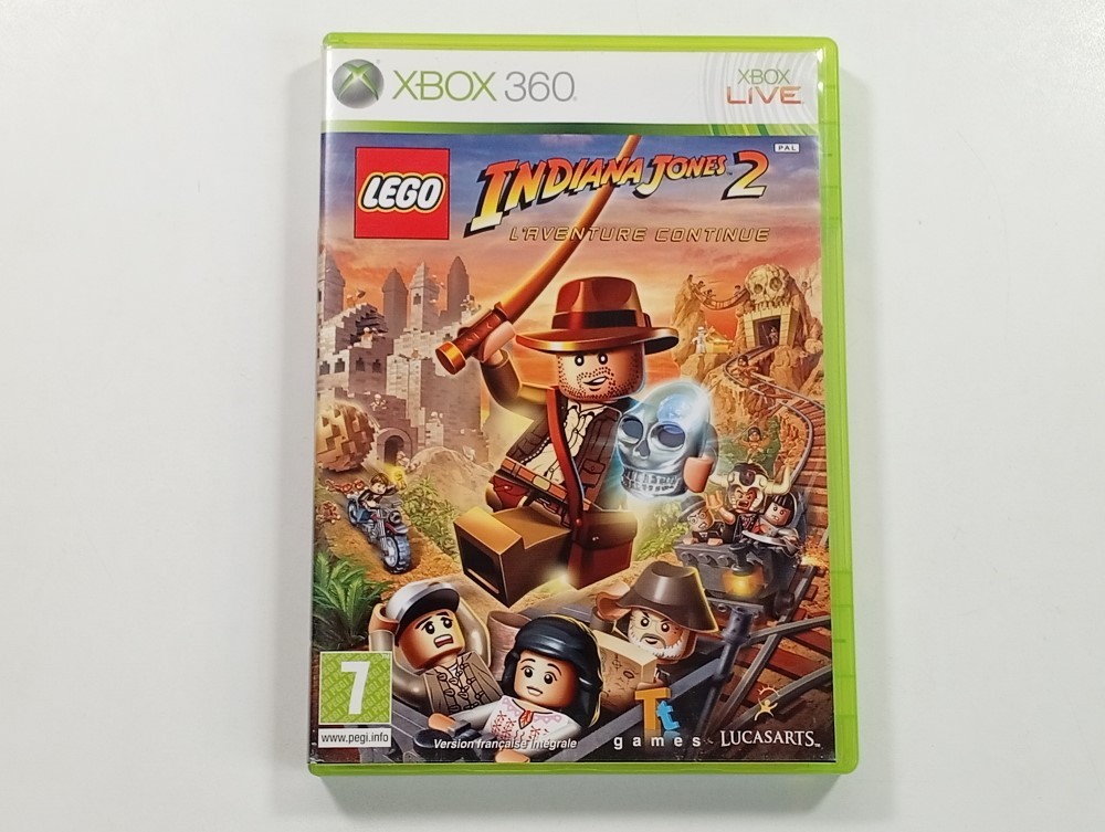 LEGO INDIANA JONES 2 L'AVENTURE CONTINUE XBOX 360 PAL-FR OCCASION