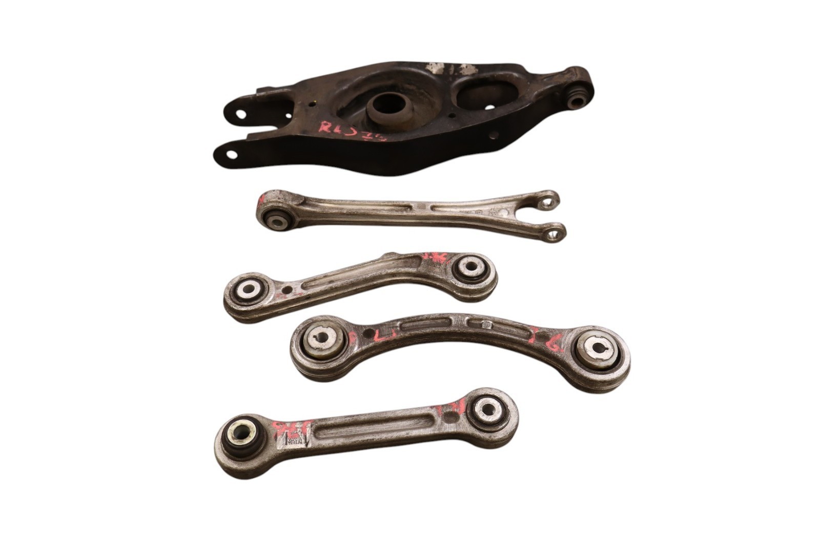 14-17 Maserati Ghibli M157 Rear Left Side Lower Suspension Control Arm Set Oem