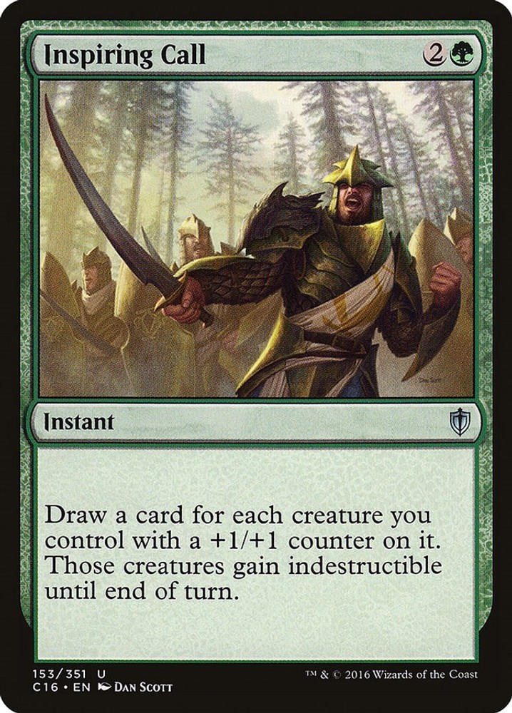 Inspiring Call EN MTG Commander 2016 - 153 LP