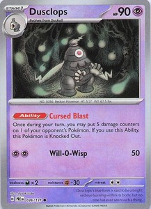 Dusclops 036/131 Prismatic Evolutions Reverse Holo Common