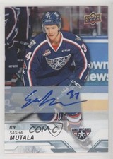 2018-19 Upper Deck CHL Auto Sasha Mutala #78 Auto z6b