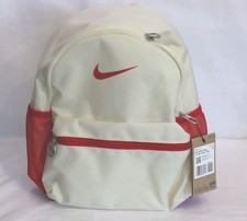 Nike Kids Brasilia Heritage Mini Backpack Bag Red Cream School FZ7222 