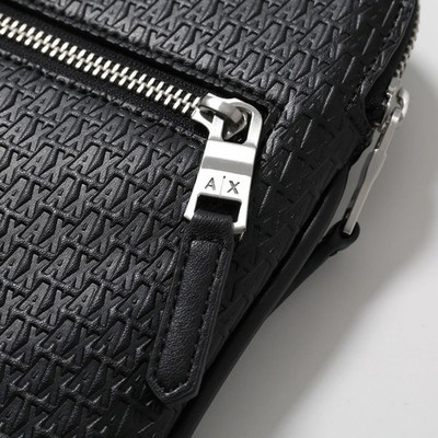 ARMANI EXCHANGE A/X Men's Flat Crossbody Shoulder Bag with Logo