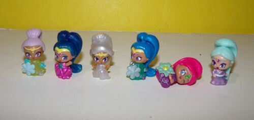 Nickelodeon Shimmer and Shine TEENIE GENIES Mini Figures lot of 6 - Picture 1 of 1