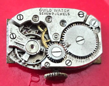 VINTAGE~GUILD GRUEN~7J SWISS WATCH MOVEMENT (GOOD BALANCE)