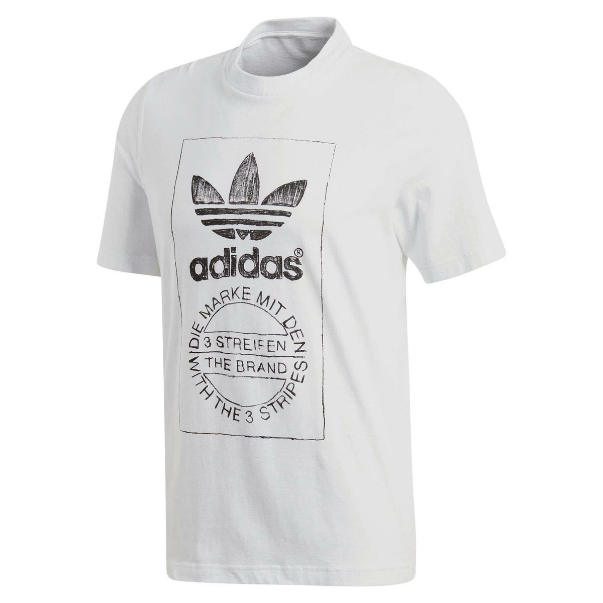 Adidas originals x farm t-shirt with trefoil logo in palm clearance print