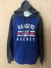 New York Rangers Blue Gray Hoodie S NHL NYC Hockey — photo 1