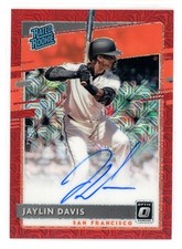 Jaylin Davis 2020 Panini Donruss Optic Red Mojo Prizm /99 #RRS-JD Rookie Auto RC