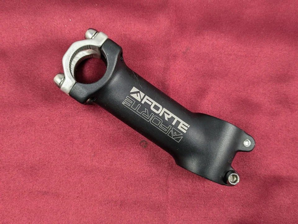 Forte Team 6061 Alloy Threadless Stem Steerer 25.4/31.8 Clamp 25.4 100mm Black - Image 2 of 4