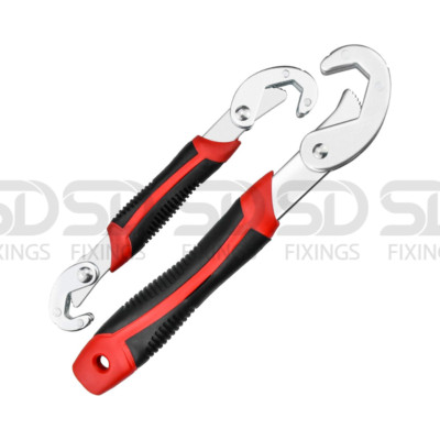2 Stück 6-32 mm verstellbarer Schraubenschlüssel-Satz, Multifunktion für Reparaturen, Muttern,